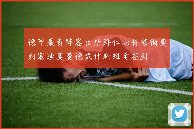 德甲最贵阵容出炉拜仁七将领衔奥利塞迪奥曼德武什科维奇在列